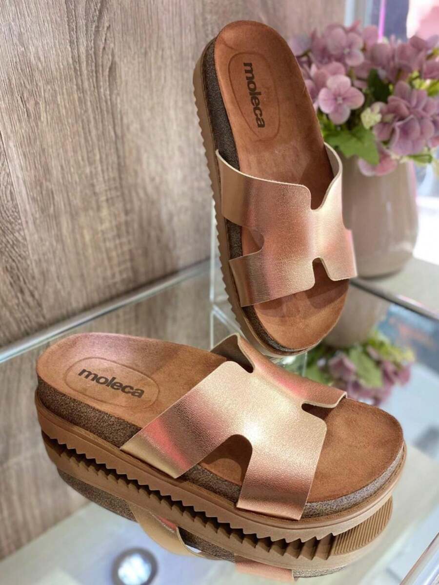 Women's Pepete Moleca Sandal With Tractor Sole. - Màu hồng gỉ - Xem 1