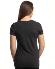 Too High Lion | Funny Crazy Sci Fi Outer Space Science Joke Mom Break Stress Relief V-Neck Tee For Women - Black - View 3