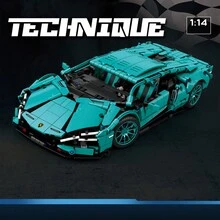 High-Tech Supercar Concept Building Block Sports Car Model, Challenging Toy, Holiday Gift, Educative Model Toy, Static Luxury Car Model - Static Car Model - View 3