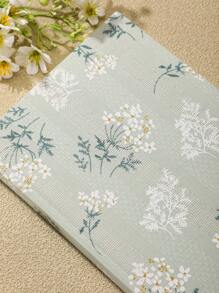 Flower Patterned Artistic Notebook With Fabric Cover, High Aesthetic Value,School Supplies,Back To School
