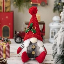 1pc Premium Knitted Lighted Santa Hat Christmas Decor, Suitable For Holiday Party, Christmas Party, Halloween Decoration, Scene Decoration, Festival Decoration, Home Decoration, Office Decoration, Party Gift, Room Decoration, Aesthetic Room Decor, Bedroom Decoration, Home Decor, Fun Christmas Party Decoration, Christmas Holiday, Happy New Year, Christmas Gift, Christmas Ornament