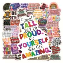 Motivierende Aufkleber - Positive Affirmations Vinyl Zitat Aufkleber für Wasserflaschen, Laptops, Tagebücher und Handyhüllen - inspirierende Aufkleber für Computer - Heben Sie Ihre Stimmung und Produktivität (gemischte Version), Aufkleber, motivierende Aufkleber, Wasserflaschen Aufkleber, Produktaufkleber, Affirmations Aufkleber, motivierende Handyhülle, Aufkleber motivierende Aufkleber, Aufkleber-Set, Therapie Aufkleber