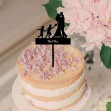 1 pièce, Décoration de gâteau personnalisé avec nom, Anniversaire unique personnalisé avec nom, Décoration de gâteau de cadeau de fête personnalisé, Décoration de gâteau de mariage personnalisé, Cadeau de mariage personnalisé