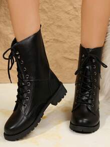 Women Black Ankle Boots,  Boots, Short Boots, New Autumn Winter Boots