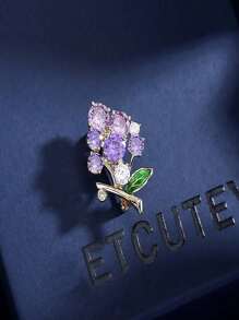 1pc Translucent Delicate Cute Grape Brooches For Cardigans, Anti-Exposure Safety Pins - Multicolor - View 10