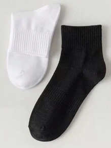 4 Cặp Tất Ngắn Thoáng Khí Co Giãn Cao Bằng Lycra Dành Cho Nam Thích Hợp Mặc Hàng Ngày - Nhiều màu - Xem 6