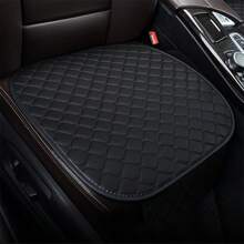 1 pièce/2 pièces/3 pièces Coussin de siège de voiture quatre saisons confortable Napa avec broderie d'étoile, sans dossier, universel et antidérapant