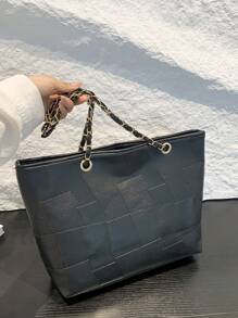 Fashion Vintage Large Capacity Crocodile Embossed Women's Shoulder Tote Bag