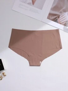 5 peças/Pacote Calcinha Triângulo Sem Costura com Estampa de Onça Feminina, Macia e Respirável