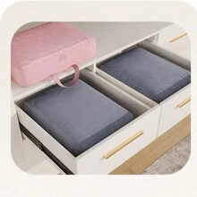 1 Túi nén quần áo tiết kiệm không gian để sắp xếp đồ đạc khi đi du lịch và ở nhà - Nén chăn, chăn bông, ga trải giường, gối, v.v. - Túi đựng quần áo du lịch tiện lợi và di động Bộ túi đựng hành lý Túi đựng đồ cho kỳ nghỉ du ngoạn trên biển Đồ dùng du lịch mùa hè thiết yếu cho phụ nữ Vali đựng đồ lót Trang trí phòng - Xám - Xem 7