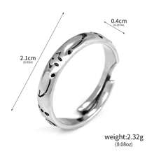 动漫 Sukuna Itadori Yuji 双面戒指，金属可调节角色扮演戒指，珠宝配饰礼物 - R00095 - 查看 7