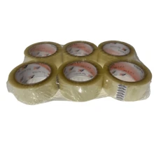 TRANSPARENT ADHESIVE TAPE 48 MM X 50 METERS - PACK OF 6 UNITS - 透明的 - 查看 3