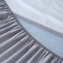 3pcs Polyester Flannel Printed Fitted Sheet Set (1pc Fitted Sheet + 2pcs Pillow Cases)