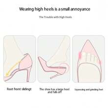2 Stück/4 Stück wiederverwendbare superweiche und verstellbare Vorfußeinlagen, Schmerzlinderung für High Heels, Schuhe und Stiefel Accessoires Jungen Valentinstag Herz Frauen Valentinstag