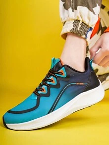 Giày thể thao thông thường thời trang chất lượng cao cho nam, Giày chạy bộ nam thiết kế mới, thoải mái & thoáng khí, giày thể thao nhẹ MD cho nam, đế cao su chống trượt, cuộc thi huấn luyện chuyên nghiệp Marathon & Điền kinh Giày nam - bầu trời đêm xanh - Xem 1