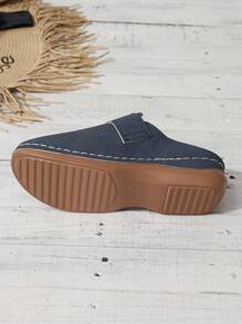 Women's New Hook & Loop Metal Buckle Flower Pattern Hollow Design Fashionable Casual Comfortable Breathable Vacation Travel Platform & Wedge Sandals