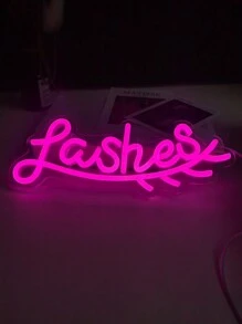 1 件霓虹灯风格 LED 壁挂装饰灯，适用于美发沙龙、美容院、美甲沙龙、水疗店装饰 - 多色 - 查看 4