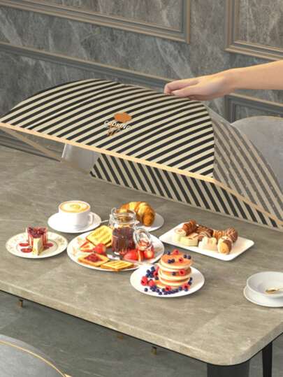 1pc Household Fold-Able Meal Cover, Meal Cover, Food Fly Proof Meal Cover, Table Insect Proof Tool