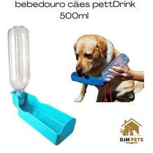 PettDrink Turquoise Dog Drinking Fountains 500ml - Màu xanh lam - Xem 2