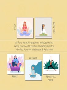 20 szt. kadzidełek, naturalna aromaterapia w pomieszczeniach ze środkiem odstraszającym komary i funkcją dezodoryzacji, idealne do kultu, aromaterapii, medytacji, kreatywny prezent, dekoracje festiwalowe, artykuły urodzinowe, dekoracje świąteczne - cewka kadzidła - Zobacz 9