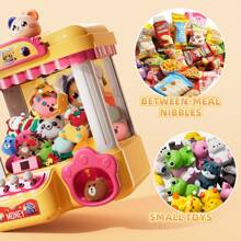 Claw Machine Kids Toys For Girls Boys With Light Music, Strong Claw Machine Arcade Game Toys For Kids Girls 3-8, Claw Toys For 3  4 5 6 7 8 Years Old Girls Electronic Claw Game Machine For Party Birthdays Gifts - 黃色 - 查看 4