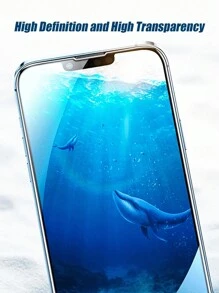 ZYONS 2片/套磨砂防窥屏保护膜，兼容，全覆盖隐私保护，防指纹，防刮花，触感顺滑，兼容 17 Pro Max、Air 17、16 Pro Max、16 Pro、16 Plus、16E、16、15 Pro Max、14 Pro Max、13 Mini、12、11、XS Max、XR、8 Plus、7 Plus系列，兼容手机壳。 - 黑色 - 查看 6