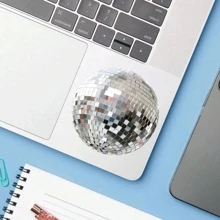 1 pieza Pegatina pequeña de discoteca, pegatina divertida, pegatina de vinilo, perfecta para amantes de los libros y resistente al clima, ideal para portátiles, cuadernos, coches y botellas de agua | Agrega vigor a los efectos personales - Multicolor - Ver 10