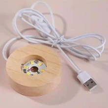 Mini 3D Planetary Glass Globe Led Lamp With Usb Cable - 顱骨 - 查看 2
