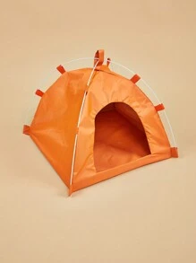 1 件可爱宠物帐篷，防水可折叠，户外宠物用品，带垫的宠物屋，适用于狗、猫和小型宠物 - 彩色 - 查看 6