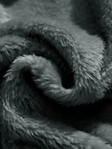 Reversible Fleece Hooded Loose Sweatshirt For Men, Casual Warm Pullover Top, Autumn Winter