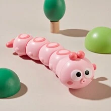 彩色發條毛毛蟲玩具，感官教育爬行訓練玩具，適合親子互動，可愛發條玩具，適合3歲以上兒童，提升手眼協調能力，便於日常玩耍與派對攜帶，理想的生日、聖誕節、感恩節與新年禮物 - 彩色 - 查看 12