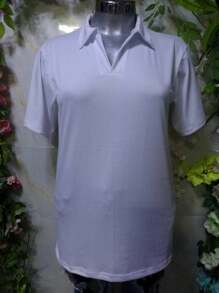Plus Size Blouses - White - View 5