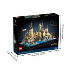 Castle And Grounds Building Set, Display Model Gift Idea For Adults, Collectible Playset To Celebrate Birthday, 76419,Christmas Gift,Not Lego,Lego Sets,Lego Toys Legoblocks - 1 Color - View 12