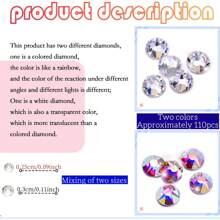 Tooth Gem Kit - Self-Adhesive Teeth Gems Jewelry, Easy To Install & Remove, Crystal Rhinestone Set For DIY Tooth Decoration, Waterproof & Durable, Includes Tools & Adhesive Glue - Dental Drill Set - View 3