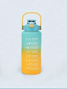 1 个带吸管的煮沸水壶，640 盎司（约 2 升）水瓶，2-N-1 运动水壶带盖，大尺寸，适合户外运动健身房露营水壶。（300 毫升，不含吸管） - 彩色 - 查看 20