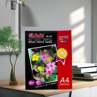 20pcs 240gsm Single-Sided Glossy Photo Paper Back To School