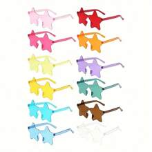 12pcs/Set Heart Shape Glasses Love Glasses For Men & Women - Holiday Party Supplies, Christmas