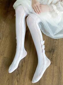 件裝小女孩鏤空蝴蝶結吸濕排汗防蚊緊身褲