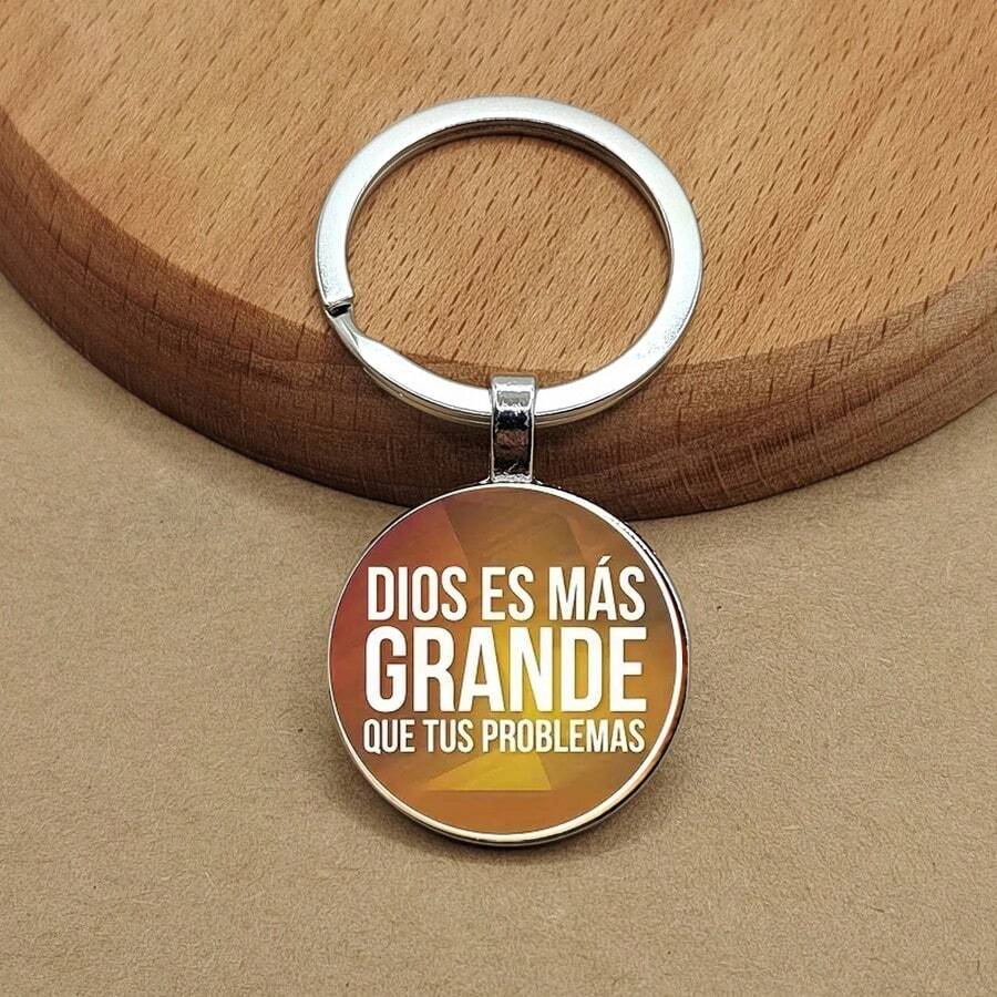 圣经经文信仰钥匙扣，圣经金句朋友励志钥匙扣，创意钥匙扣，背包/包包挂件，生日汽车饰品包包挂饰，可爱哥特风Y2K圣诞礼物创意包包饰品挂绳带证件夹汽车饰品包包挂饰汽车饰品老师姐妹