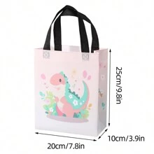 4/8/16 Stück Kleine Dinosaurier Weihnachtsgeschenk Verpackungstüten & Boxen & Geschenkverpackung & Etiketten, wasserdichte bunte Folie Vliesstoff Tüten, 3D Tüten, hitzeversiegelt, mit Henkel, Party Einkaufstüten, Geschenktüten, Schmucktüten, Party Tüten, Feiertags Geschenke, Geburtstags Party Verpackung, Einkaufstüten, dekorative Geschenktüten, handliche Geschenktüten Weihnachten Weihnachtsdeko Weihnachtsgeschenke Weihnachtstüten