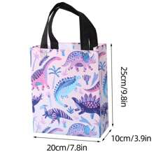 4/8/16 Stück Kleine Dinosaurier Weihnachtsgeschenk Verpackungstüten & Boxen & Geschenkverpackung & Etiketten, wasserdichte bunte Folie Vliesstoff Tüten, 3D Tüten, hitzeversiegelt, mit Henkel, Party Einkaufstüten, Geschenktüten, Schmucktüten, Party Tüten, Feiertags Geschenke, Geburtstags Party Verpackung, Einkaufstüten, dekorative Geschenktüten, handliche Geschenktüten Weihnachten Weihnachtsdeko Weihnachtsgeschenke Weihnachtstüten