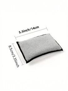 1pc car interior Cleaning sponge Microfiber towel wax sponge car cleaning tool - Multicolor - View 4