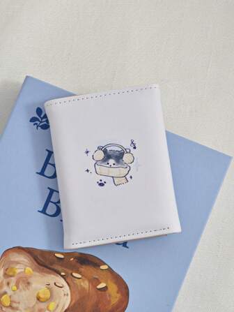 Cartera compacta con diseño de estrella de gato, gran capacidad, múltiples ranuras para tarjetas, monedero, idea de regalo 2024, billetera plegable unisex, billetera pequeña para mujeres, monedero, billetera pequeña, billetera linda