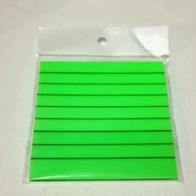 600 Sheets Transparent Sticky Notes With Lines, 12 Pads Lined Translucent Sticky Notes 3x3 Inch Clear For Aesthetic School Office Supplies Back To School