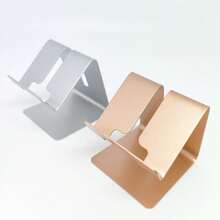 Aluminum Alloy Mobile Phone Holder Desk Stand, Versatile Tablet TV Stand, Compact Slouchy Office Bracket - Multicolor - View 3