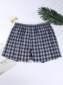 3pcs Random Color Men's Printed Casual Boxer Briefs, Comfortable Sleepwear - Multicolor - View 5