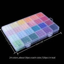 720 peças/Caixa Mosaico de Vidro Vibrante - Peças Decorativas Quadradas Premium para Arte Criativa, Pintura, Joias Artesanais e Projetos de DIY
