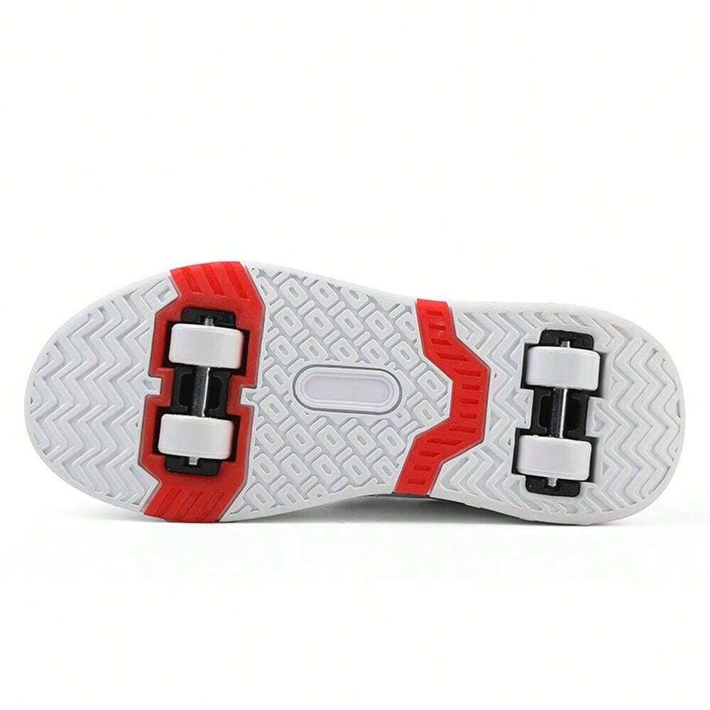 Kids Outdoor Sports Shoes With Wheels, Suitable For Boys & Girls