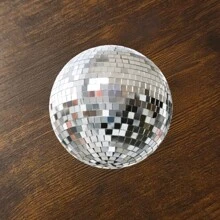1 pieza Pegatina pequeña de discoteca, pegatina divertida, pegatina de vinilo, perfecta para amantes de los libros y resistente al clima, ideal para portátiles, cuadernos, coches y botellas de agua | Agrega vigor a los efectos personales - Multicolor - Ver 2