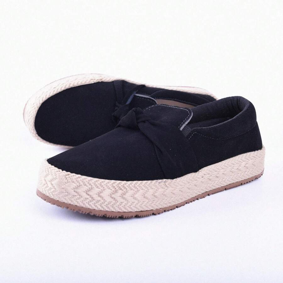 WOMEN'S YACHT SHOES WITH TIES SHIPPING 24 Hours - màu đen - Xem 1
